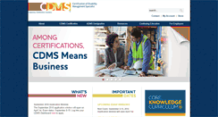 Desktop Screenshot of cdms.org